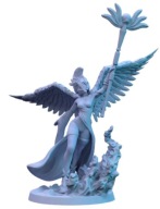 Celestial Storm Angel Anielica Anioł Wojownik Pinup RPG Fantasy Druk 3D