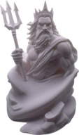 Posejdon – Popiersie (25 cm) Druk 3D