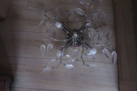 PLAFON NA 4 ŻARÓWKI KRYSZTAŁKI