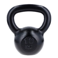 KETTLEBELL ŻELIWNY 10KG ODWAŻNIK DO ĆWICZEŃ FITNESS KETTLE HANTLA