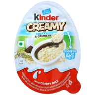 Kinder Creamy czekoladki mleczne z kremem i ryżem ekspandowanym 19 g - 5szt