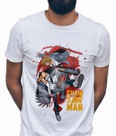 Koszulka męska bawełniana z nadrukiem CHAINSAW MAN