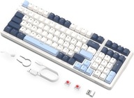 FREEWOLF K8 – Bezprzewodowa mechaniczna klawiatura RGB