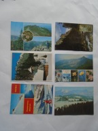 STARE WIDOKÓWKI TATRY KASPROWY WIERCH DOLINA KOŚCIELISKA 6 sztuk