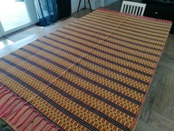 TKANY WEŁNIANY KILIM KAPA NARZUTA WZORY ART-DECO I część kompletu 140 x 250
