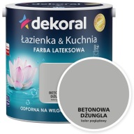 Farba Dekoral Łazienka&Kuchnia Farba lateksowa BETONOWA DŻUNGLA 2,5L