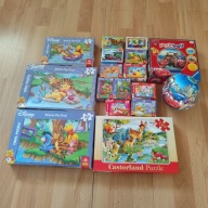 Puzzle dla dzieci duży zestaw