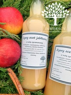 Żywy ocet jabłkowy z Nutą Cynamonową 500 ml #Gospodarstwo Jaworscy