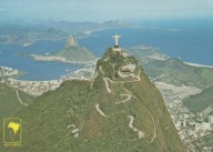 BRAZYLIA - RIO DE JANEIRO - FIGURA CHRYSTUSA - Z LOTU PTAKA