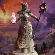 Witch Queen Ferendir Miar - DM Stash - figurka RPG DnD D&D - druk 3D 14K