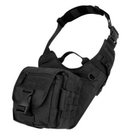 Taktyczna torba EDC na ramię Condor Czarna + Ładownica na telefon