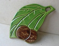 CERAMIKA Cepelia BIAŁYSTOK DESKA kuchenna DESECZKA do ZAWIESZENIA WISIENKI