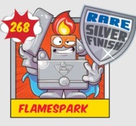 SUPER ZINGS THINGS FIGURKA SASZETKA ***FLAMESPARK SREBRNY 268***