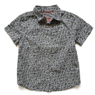 F&F koszula dziecięca krótki rękaw bawełna niebieski rozmiar 86