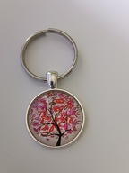 Brelok do kluczy, szkło hartowane, breloczek