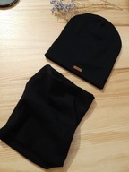 Komplet dla chłopca 52-54 czarny prążek