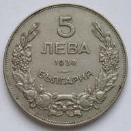 Bułgaria 5 lewa 1930
