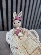 Prezent królisia szydełko kosz mojżesza 8 części urodziny mikołaj gwiazdka