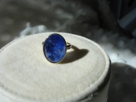 NOWY PIERŚCIONEK TANZANIT ZŁOTO 9K pr. 375 + GRATIS!!!