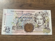 Guernsey - 5 funtów - UNC