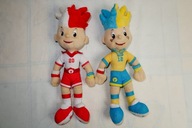 2 maskotki z mistrzostw Europy