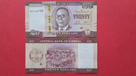 LIBERIA - 20 DOLLARS 2022,UNC