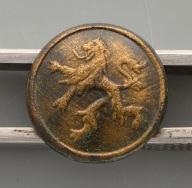 ORYGINALNY STARY BELGIJSKI GUZIK WOJSKOWY SYG. J. FONSON BRUX 19 mm