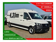 VOLKSWAGEN CRAFTER L4H2 2,0TDi/140KM DUŻA NAVI KLIMA KAMERA CZUJNIKI