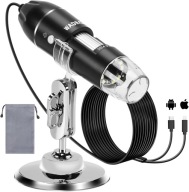 Mikroskop cyfrowy 3 w 1 Port USB HD 1600X ręczny przenośny Android,iOS