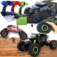 ZESTAW Sterowany Samochód Auto Terenowe RC 4x4 Rock Crawler 15km/h 2,4GHz