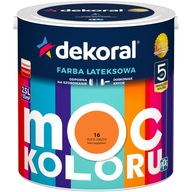 Dekoral MOC KOLORU Farba lateksowa do wnętrz tutti-frutti 2,5L
