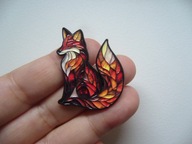 PIN PRZYPINKA BROSZKA LIS LISEK