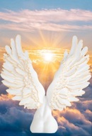 Skrzydła Aurory – rzeźba ścienna anioła | Druk 3D i malowanie ręczne