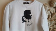 KARL LAGERFELD-BLUZA ROZMIAR-M-POD PACHAMI-53CM.