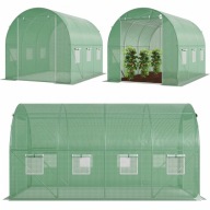 Tunel foliowy ogrodowy 3x2x2m 6m2 szklarnia wzmocniona UV stal ocynk VOUNOT