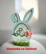 Zajączek wielkanocny z grawerem, personalizowany prezent na Wielkanoc jajko