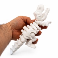 Dinozaur drukowany 3D – ruchomy model