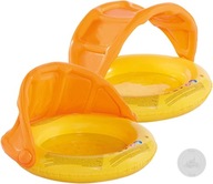 BASEN DLA NIEMOWLĄT Z DASZKIEM BRODZIK DMUCHANY BASENIK DLA DZIECI NA LATO