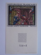 Francja - sztuka - witraż - Mi. 1598 **