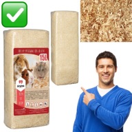 TROCINY DLA KRÓLIKA ŚWINKI MORSKIEJ CHOMIKA KONI 15 L ODPYLONE BEZPYŁOWE