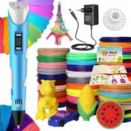 Magiczny Długopis 3D PRO zestaw PLA ABS LCD regulacja temperatury