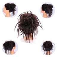 SZTUCZNY KOK GUMKA DO WŁOSÓW SZTUCZNE WŁOSY PERUKA