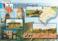 NOWE NAD WISŁĄ - MAPKA - HERB - WIATRAK - PANORAMA