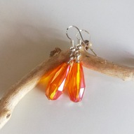 KOLCZYKI z KRYSZTAŁAMI SWAROVSKIEGO srebro 925