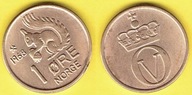 NORWEGIA 1 Ore 1968 r. - 1