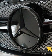 EMBLEMAT GWIAZDA CZARNY POŁYSK MERCEDES CLA W117 BLACK EDITION LUX