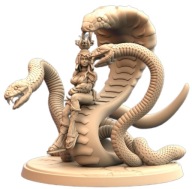 Queens of Tombs Pharaohess Nathiffa II Pinup Fantasy RPG D&D Druk 3D NSFW