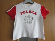 Bluzka (T-shirt) dziecięca z krótkim rękawem POLSKA REPREZENTACJA Roz. 104