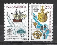 FRANCJA - 500 rocznica odkrycia Ameryki 1992 ** Mi 2899-2900 (1537)