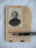 KRAKÓW KAMIENIEC PODOLSKI przedwojenna LEGITYMACJA NA PRZEJAZDY PKP